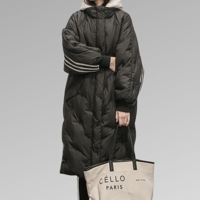 Women's Long Hooded Winter Jacket