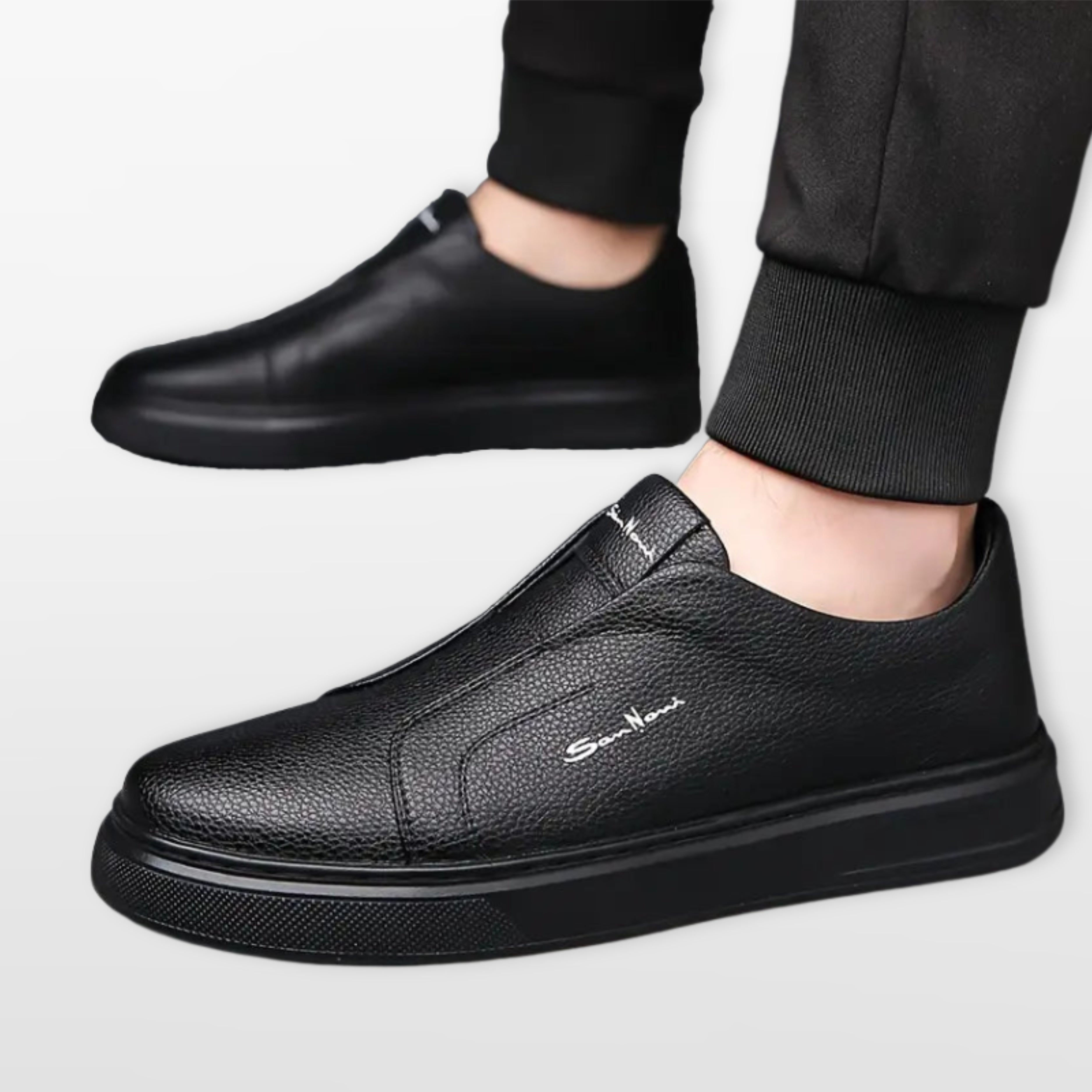 Men’s Slip-On Sneakers Minimalist Casual Style