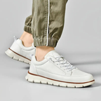 Men Minimalist Casual Leather Sneakers