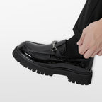 Men’s Chunky Loafers Platform Slip-On Shoes
