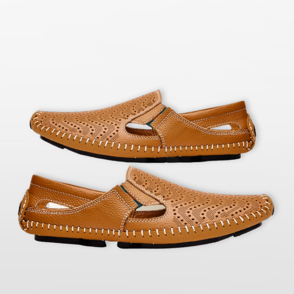 Men's Perforated Slip-On Loafers