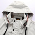 Men’s Hooded Utility Jacket with Flap Pockets