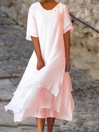 Women’s Layered Flowing Midi Dress