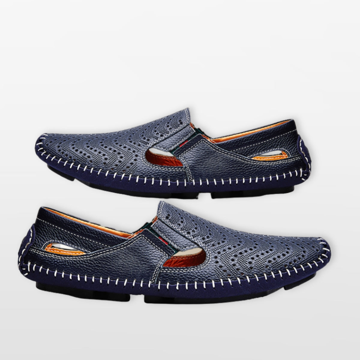 Men's Perforated Slip-On Loafers