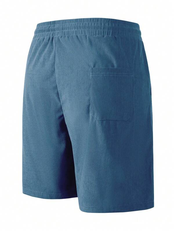 Men's Relaxed Fit Corduroy Drawstring Shorts