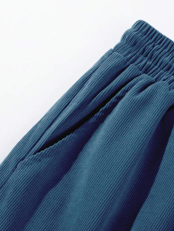 Men's Relaxed Fit Corduroy Drawstring Shorts