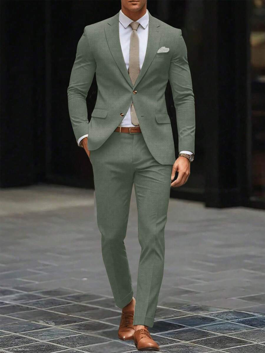 Men's Modern Slim Fit Suit