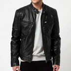 Men's Classic Moto Jacket
