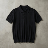 Men's Textured Knit Polo