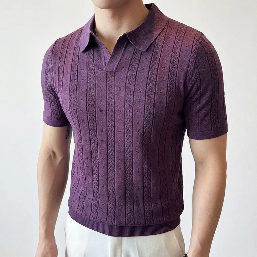 Men's Vintage Knit Polo