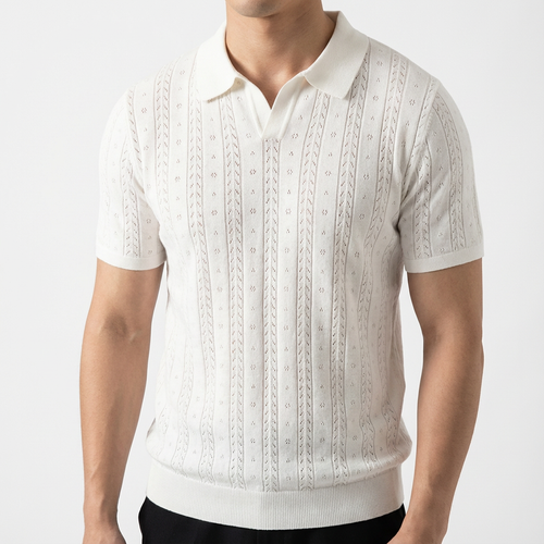 Men's Vintage Knit Polo