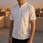Men's Mandarin Pocket Shirt