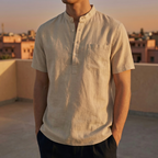 Men's Mandarin Pocket Shirt