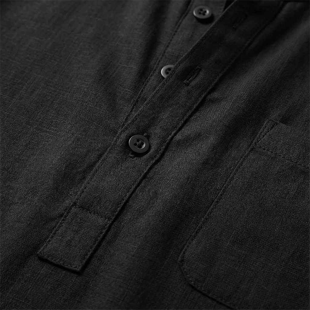 Men's Mandarin Pocket Shirt