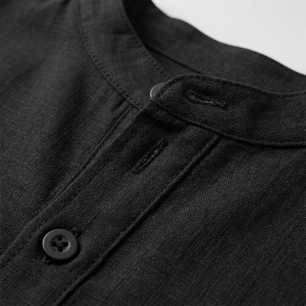 Men's Mandarin Pocket Shirt