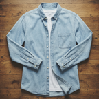 Men's Casual Denim Overshirt