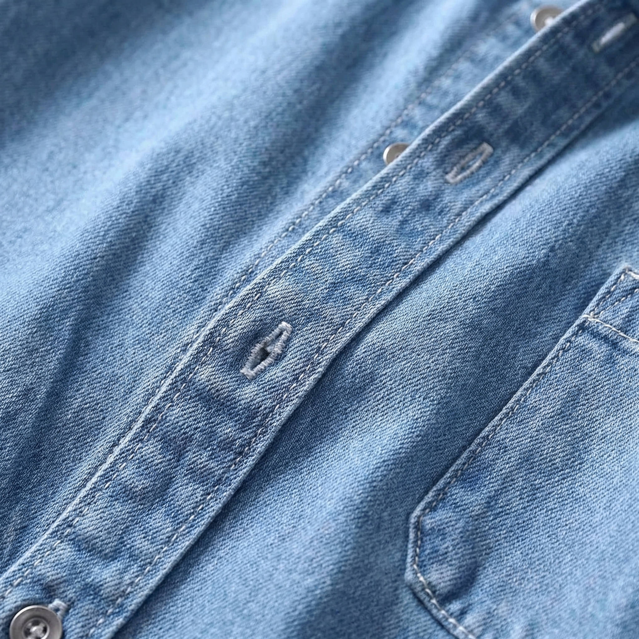 Men's Casual Denim Overshirt
