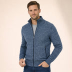 Men’s Full-Zip Stand-Collar Sweater