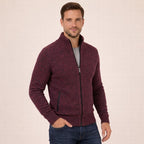 Men’s Full-Zip Stand-Collar Sweater
