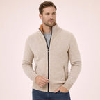Men’s Full-Zip Stand-Collar Sweater