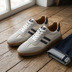 Men's Low Top Lace-Up Casual Sneakers