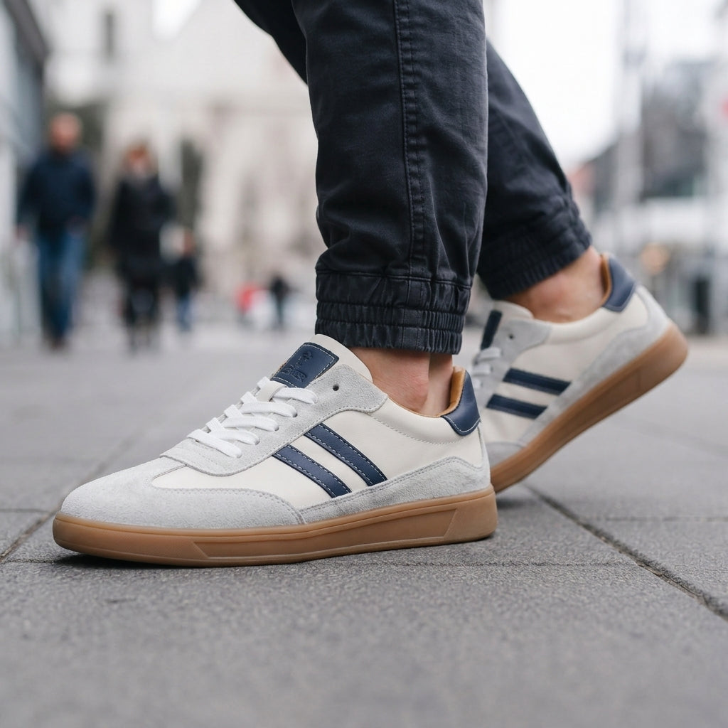 Men's Low Top Lace-Up Casual Sneakers