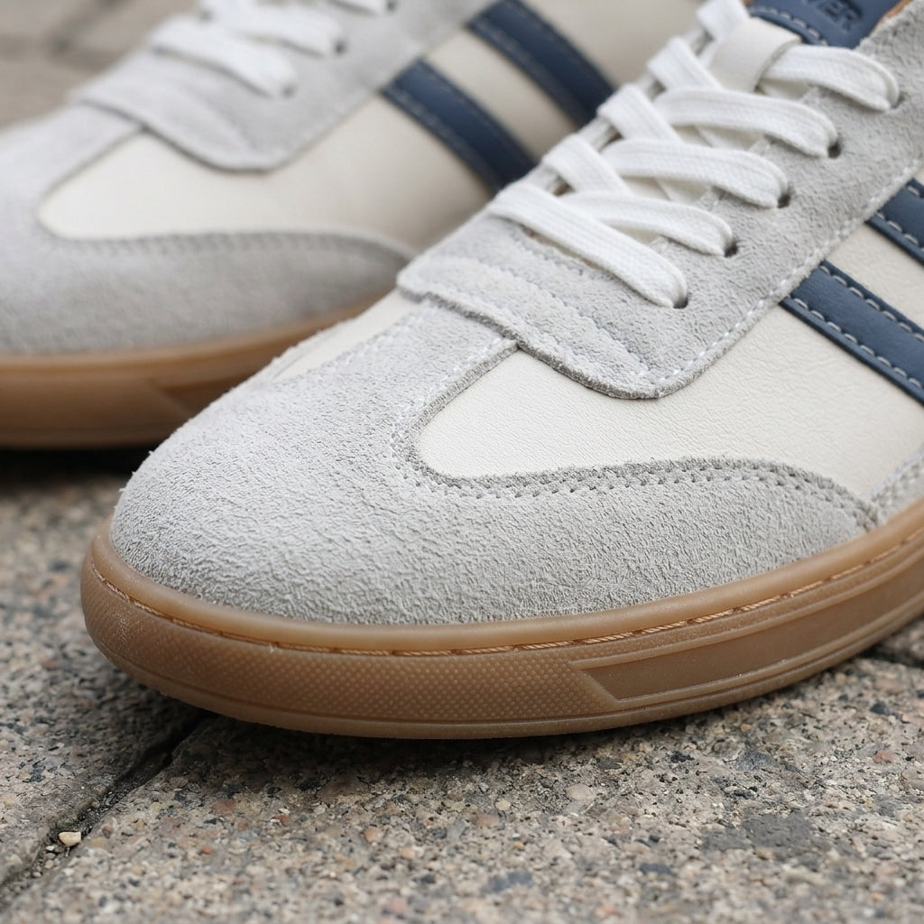 Men's Low Top Lace-Up Casual Sneakers