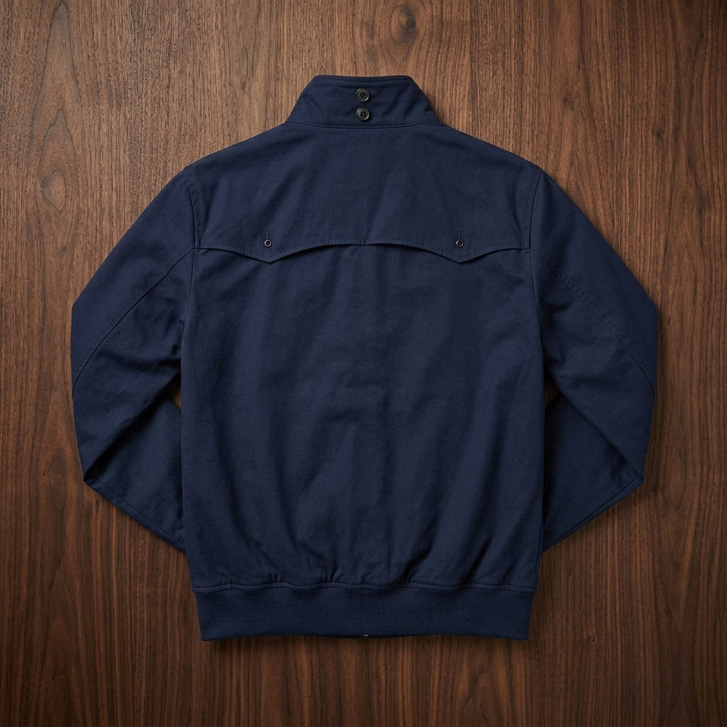 Men's Casual Zip-Up Jacket with Stand Collar