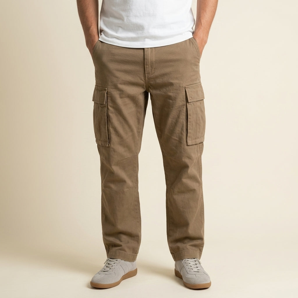 Men's Cargo Pants with Flap Pockets