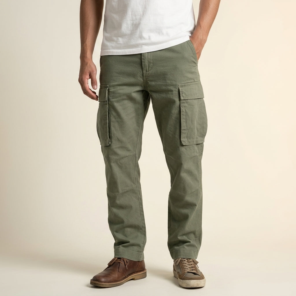 Men's Cargo Pants with Flap Pockets