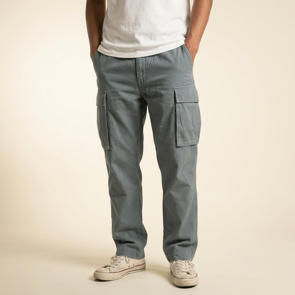 Men's Cargo Pants with Flap Pockets
