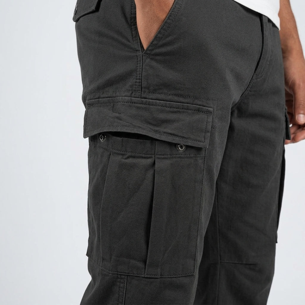 Men's Cargo Pants with Flap Pockets