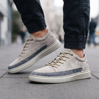 Men's Low Top Lace-Up Casual Sneakers