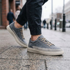 Men's Low Top Lace-Up Casual Sneakers