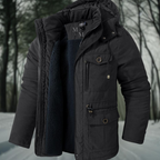 Men’s Hooded Multi-Pocket Winter Parka