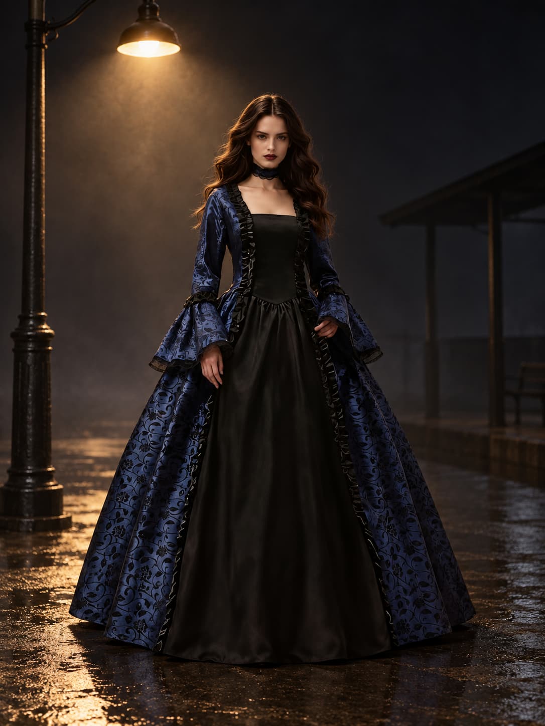 Women’s Halloween Gothic Vampire Costume Dress
