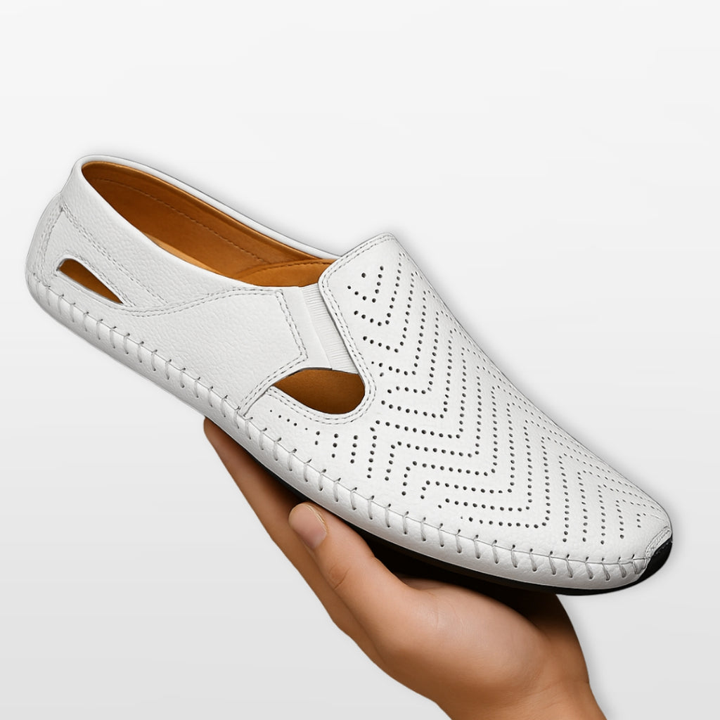 Men's Perforated Slip-On Loafers