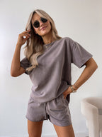Women’s Relaxed T-Shirt and Shorts Set