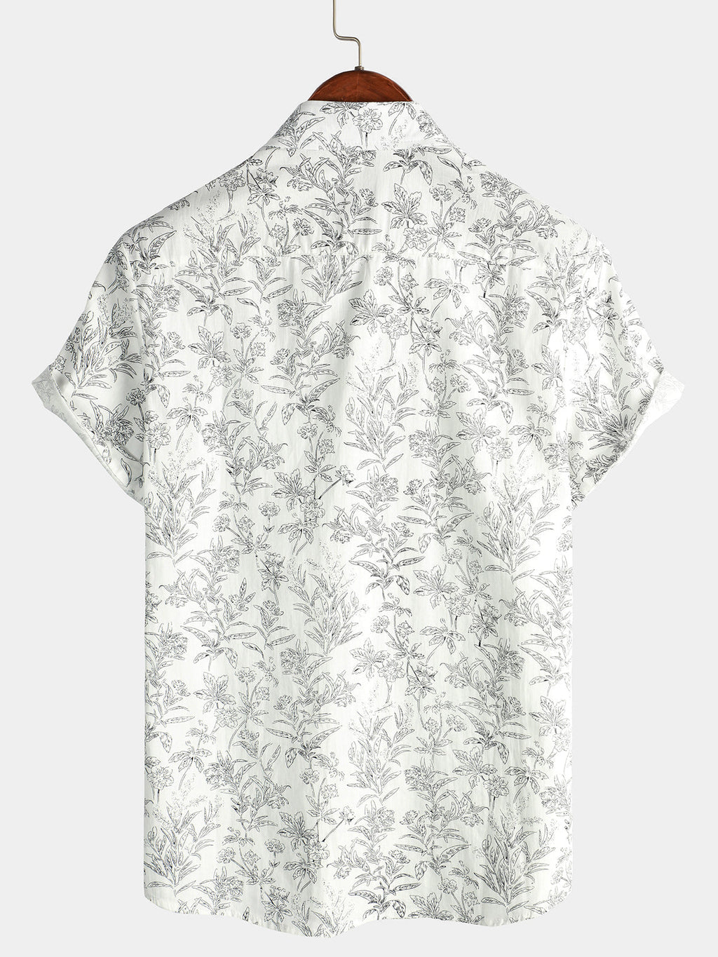 Men's Floral Short Sleeve Shirt