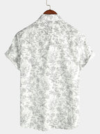 Men's Floral Short Sleeve Shirt