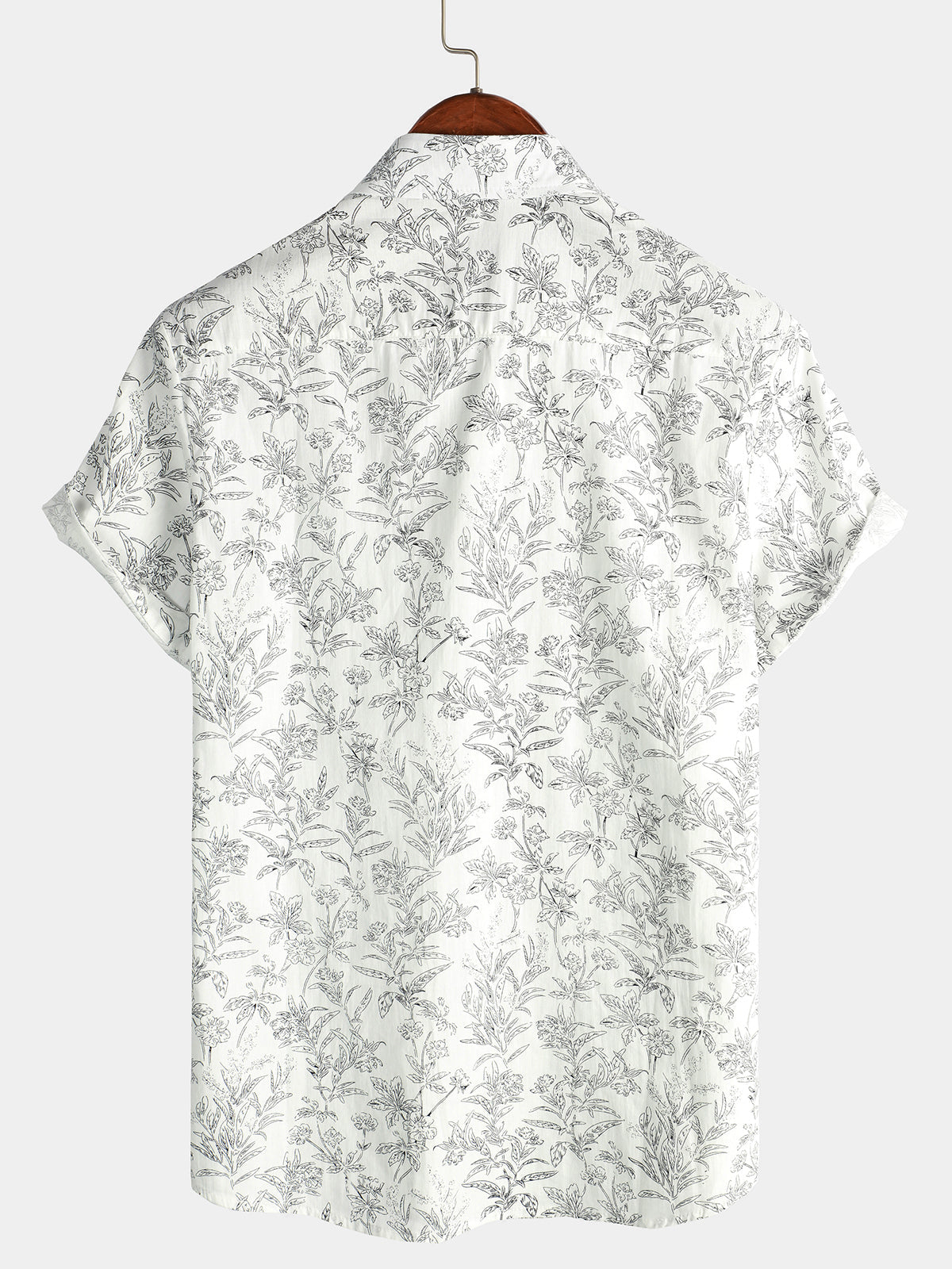 Men's Floral Short Sleeve Shirt