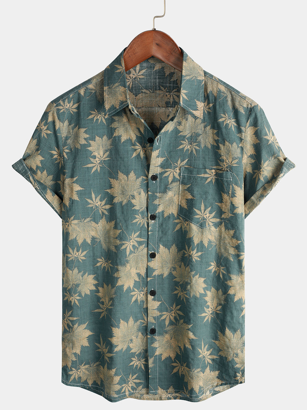 Men's Floral Short Sleeve Shirt
