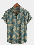 Men's Floral Short Sleeve Shirt