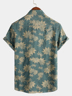 Men's Floral Short Sleeve Shirt