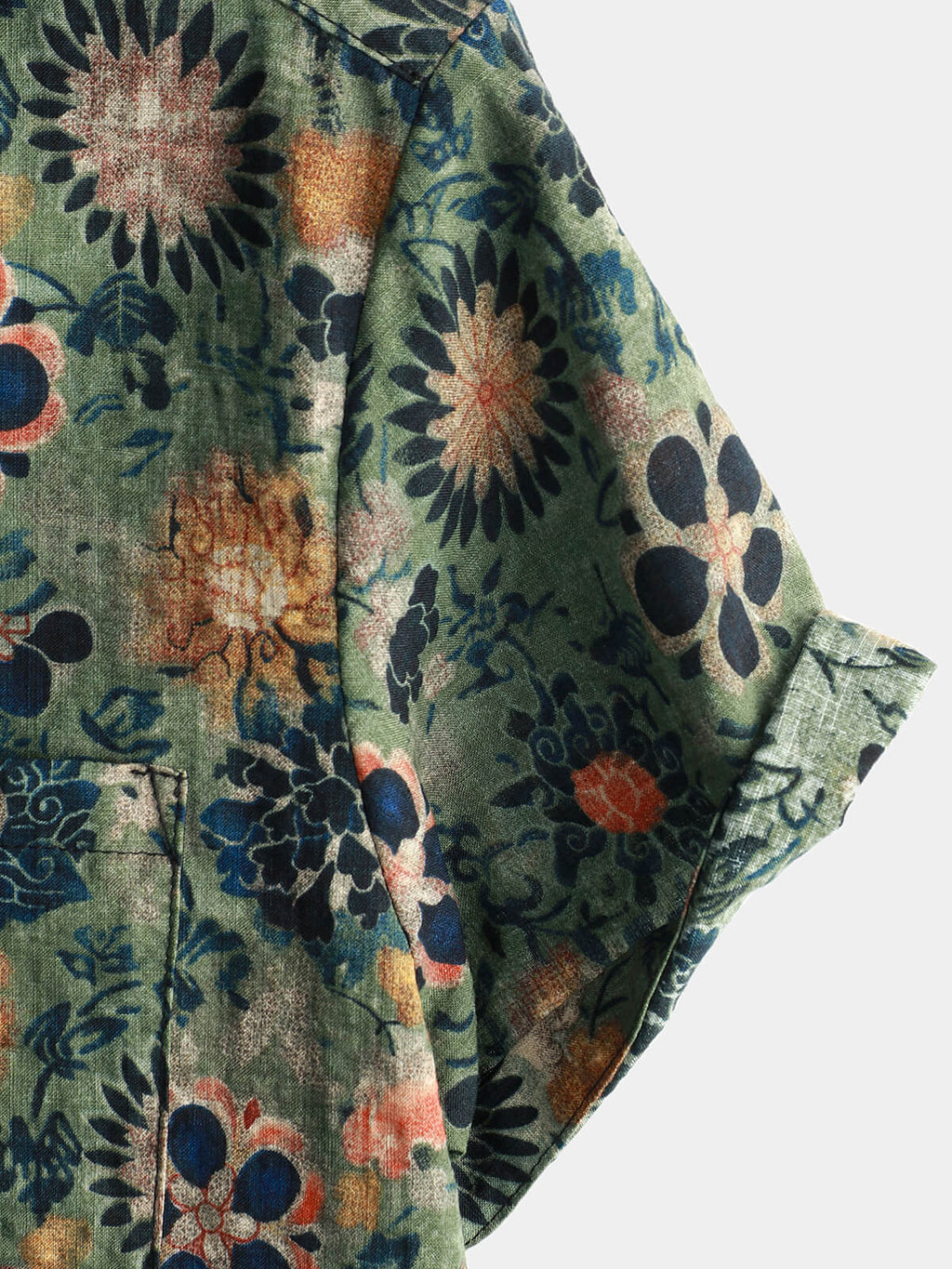 Men's Floral Short Sleeve Shirt