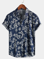 Men's Floral Short Sleeve Shirt