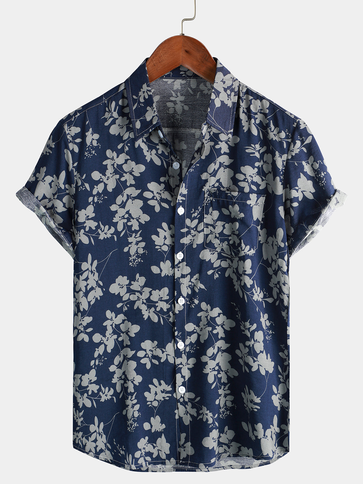 Men's Floral Short Sleeve Shirt