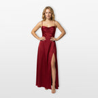 Women’s Maxi Dress Satin Evening Gown