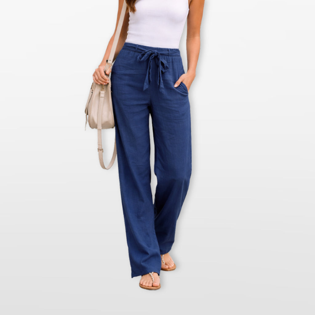 Women’s Wide Leg Pants Drawstring Waist Loose