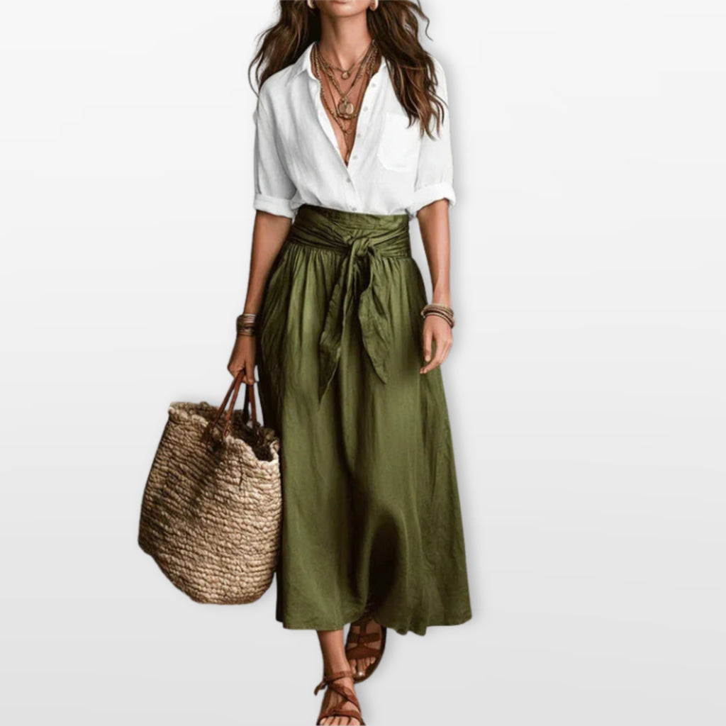 Women’s Two Piece Maxi Skirt Set